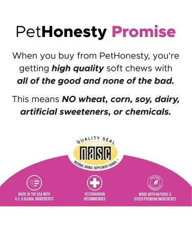 PetHonesty 10 in 1 Dog Multivitamin with Glucosamine - Essential Supplements for Dog Health & Heart - Omega Fish Oil, Probiotics, Chondroitin - Chicken Flavored Dog Vitamins - Buy Online on GoSupps.com