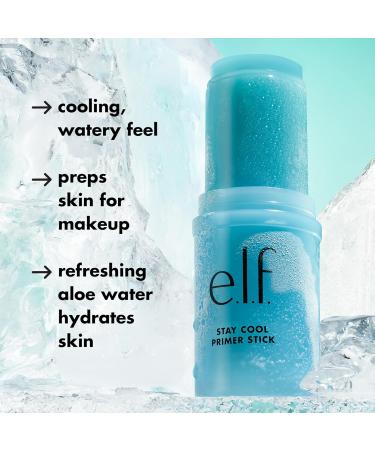 e.l.f. Stay Cool Primer Stick - Hydrating Gel Primer Aloe Infused Vegan & Cruelty-Free Perfect for Makeup Prep - Buy Online on GoSupps.com