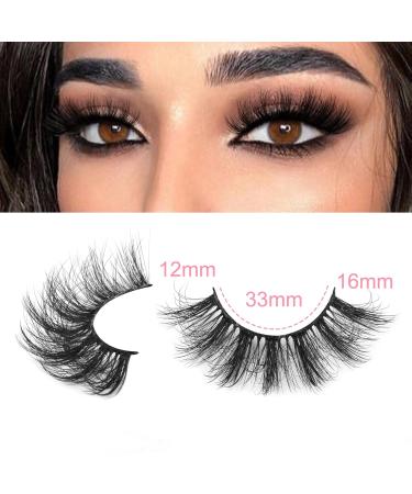 Zegaine 16mm Fluffy False Eyelashes - 10 Pairs of 3D Faux Mink Wispy Cat Eye Lashes for a Natural Extension Look - Buy Online on GoSupps.com