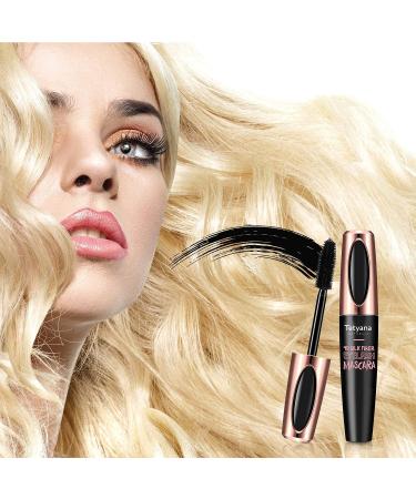 4D Silk Fiber Lash Mascara - Waterproof, Hypoallergenic Formula for Luxuriously Long, Thick, Voluminous and Dramatic Eyelashes - 0.33 Fl Oz - Buy Online on GoSupps.com