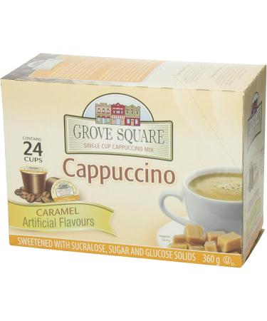Grove Square Caramel Cappuccino 96-Count Brown 1 count (Pack of 96) - Buy Online on GoSupps.com