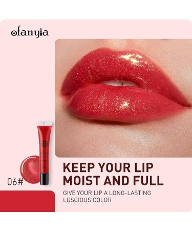 Ofanyia Crystal Lip Gloss Set - 12 Shimmering Colors | Long-Lasting Moisturizing Lip Tint for Kids, Teens, Women - Buy Online on GoSupps.com