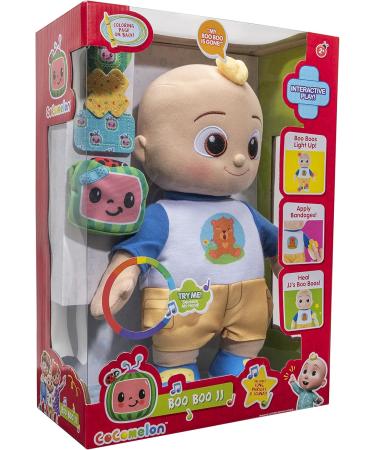 CoComelon Official Boo Boo JJ Plush - Light Up Healing Plush Toy for Kids - Help Heal JJ s Boo Boo with Bandages - Buy Online on GoSupps.com
