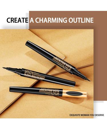 Buy Eyelin Black Liquid Eyeliner - Waterproof Quick-Drying Precision Miniature 24-Hour Liner - Buy Online on GoSupps.com