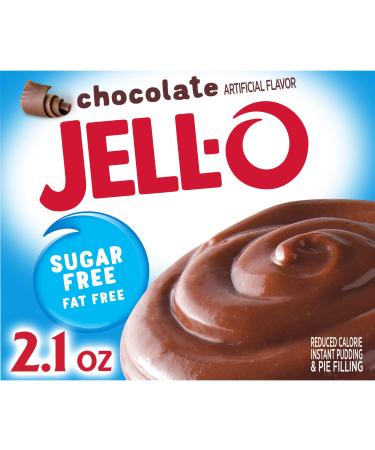 Jell-O Instant Pudding & Pie Filling, Chocolate Sugar Free, 2.1 oz