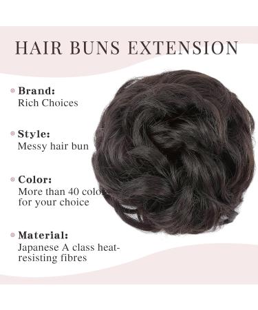 Buy Dark Brown Hair Extensions | Voluminous Messy Ponytail & Updos | 45g Real Hair Tie - Buy Online on GoSupps.com