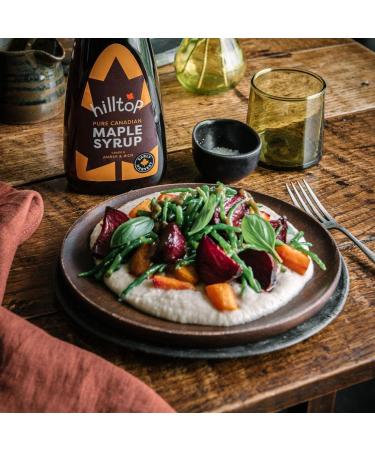 Hilltop Maple Syrup - Amber Early Harvest - Squeezy Bottle - 640g Amber 640 - Buy Online on GoSupps.com
