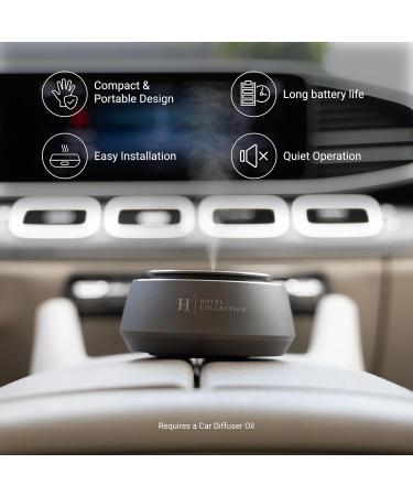 Hotel Collection Chauffeur Car Scent Diffuser | Luxury Portable Air Freshener & Nebulizing Aromatherapy Diffuser for Essential Oils | Cordless Super Quiet Device - Buy Online on GoSupps.com