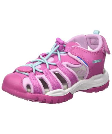 Geox Girls J Borealis Girl B Sandals 24 EU Fuchsia Pink