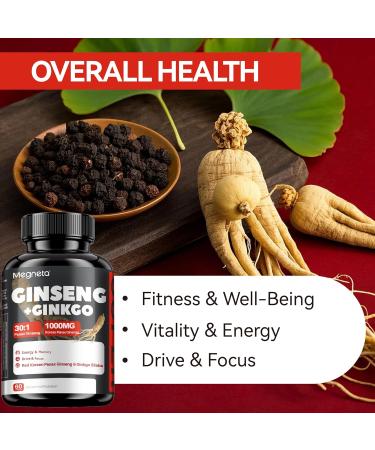 Energy and Focus Capsules for Men and Women Korean Red Panax Ginseng 180 Capsules 3 Pack-180 Count - Buy Online on GoSupps.com