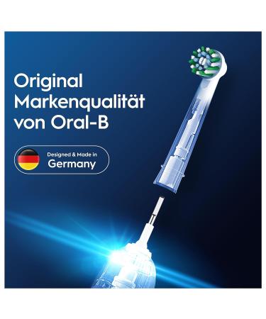 Oral-B Pro CrossAction Electric Toothbrush Heads - 6 Pack X-Shaped Bristles for Superior Cleaning Original Oral-B Attachments Made in Germany - Buy Online on GoSupps.com