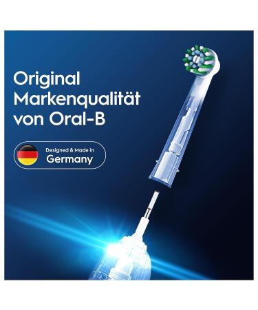Oral-B Pro CrossAction Electric Toothbrush Heads - 8 Pack Superior Cleaning X-Shaped Bristles Original Attachment Made in Germany - Buy Online on GoSupps.com
