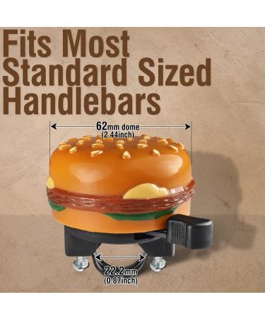 MARQUE Hamburger Bike Bell - Must-Have Cycling Accessory for Bikes, Balance Bikes, and Scooters - Buy Online on GoSupps.com