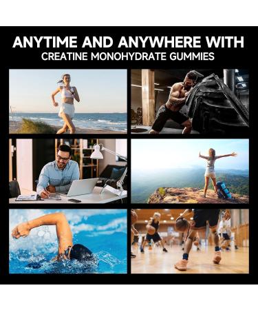 SIAUWE KUENKING Creatine Monohydrate Gummies Support Energy and Muscle 120 Gummies - Buy Online on GoSupps.com