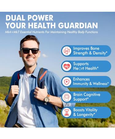 Nextdia Bundle: Vitamin C + D3 + Zinc Gummies for Adults 50 + & Vitamin K2 Gummies - Buy Online on GoSupps.com