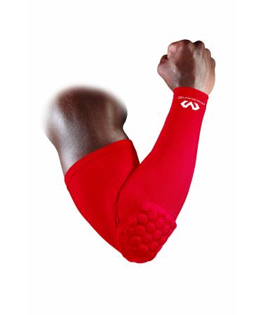 McDavid Compression Arm Sleeve with Padding for men and women Rot L