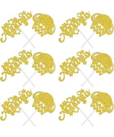 12Pcs Aquarius Cupcake Topper Big Aquarius Energy/Capricorn Season 12 Constellation January/Febuary Birthday Cupcake Decoration Horoscope Astrology Birthday Party Supplies Gold Glitter - Buy Online on GoSupps.com