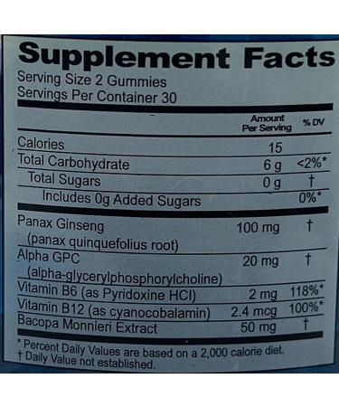 STIM #7: Focus - Energy Gummies for Enhanced Concentration & Vitality | International Shipping Available - Buy Online on GoSupps.com