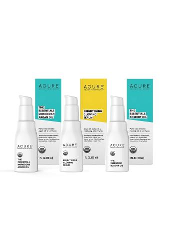 ACURE 100% Vegan Rosehip Oil | Cold Pressed, Rich in Essential Fatty Acids | For Skin & Hair Care | 1 Fl Oz - Buy Online on GoSupps.com