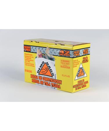 DemoBags Reusable 7 MIL 42-gallon Contractor Trash Bags - 20 Count Box - Buy Online on GoSupps.com