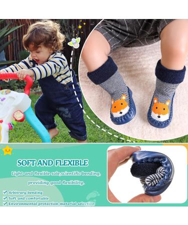 Eocom Baby Boy Girl Animal Moccasins 18-24 Months - Squirrel Slipper Winter Shoes - Buy Online on GoSupps.com