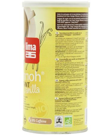 Buy LIMA Yannoh Instant Vanilla (Pack of 2 x 150g) - Delicious Vegan Coffee Substitute for International Shipping - Buy Online on GoSupps.com