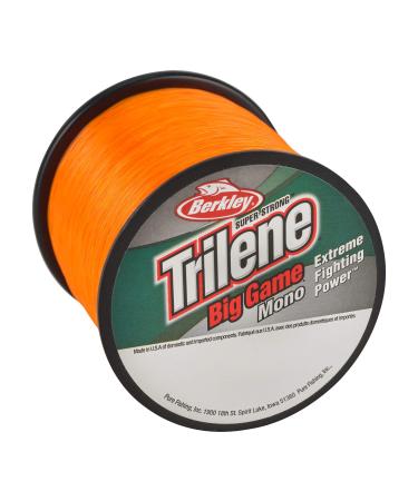Berkley Trilene Big Game, Blaze Orange, 20lb | 9kg, 650yd | 594m Monofilament Fishing Line, Suitable for Saltwater and Freshwater Environments