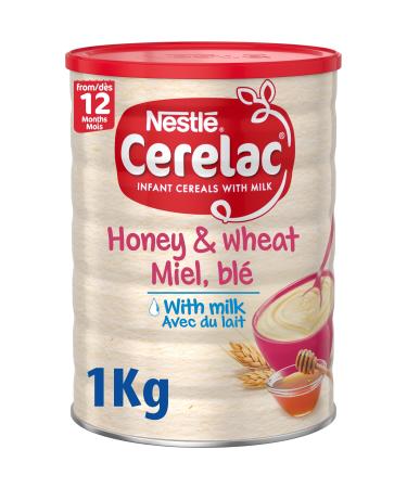SMA Honey Nestle Cerelac Honey and Wheat with Milk Infant Cereal 12 Months+ 1 kg (Pack of 1)