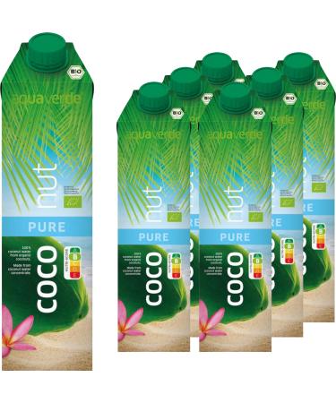 Bio Aqua Verde Coconut Water Concentrate Pure (6 x 1000 ml)