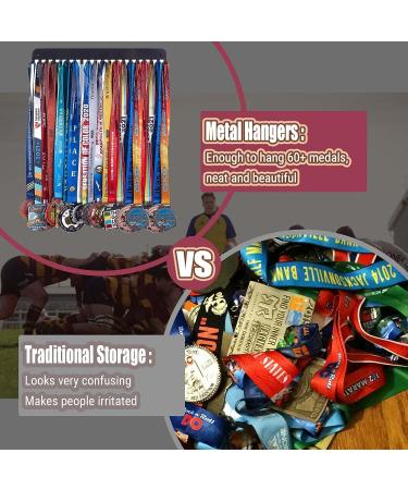 Drosica Medal Hanger Display - Artistic & Easy to Install | Metal Hook Medal Rack for Display & Storage - Buy Online on GoSupps.com