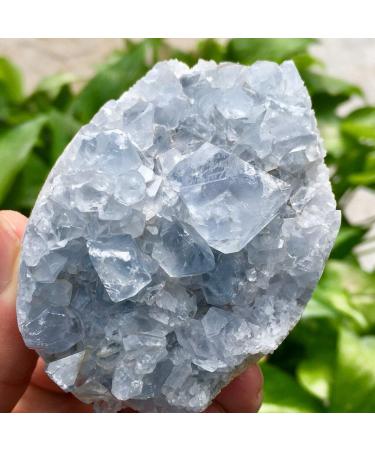 Natural Crystal Rough Natural Blue Celestite Cluster Specimen for Decoration Wedding Decoration AquariumStones