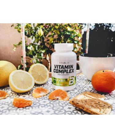 BioTechUSA Vitamin Complex | Multivitamins and Minerals in Capsules | Vitality | Skin | Hair | Immunity | 13 Vitamins | 10 Minerals | Gluten Free | 60 Capsules - Buy Online on GoSupps.com