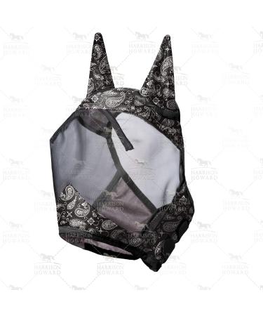 Harrison Howard CareMaster Horse Fly Mask with Ears | XL Paisley Wave | UV Protection for Horses - Buy Online on GoSupps.com