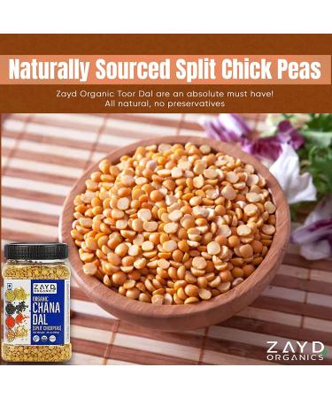 Zayd Organics Toor Dal  Indian Split Yellow Pigeon Peas  USDA Organic  1.75lbs (800g) - Buy Online on GoSupps.com