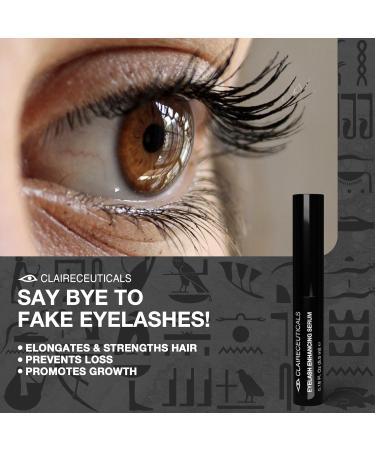 CLAIRECEUTICALS Eyelash Growth Serum - Eyelash Serum For Growth - Lash Growth Serum & Brow Serum For Long Eyelashes - Lash Serum Growth Eyebrow Growth Serum Eyelash Conditioner Eyebrow Serum 5.5ml - Buy Online on GoSupps.com