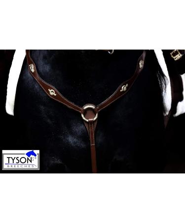 Jose Breastplate Show - Premium Portuguese & Spanish Black Brown for WB VB XF XXF Calfblood - International Shipping Available - Buy Online on GoSupps.com