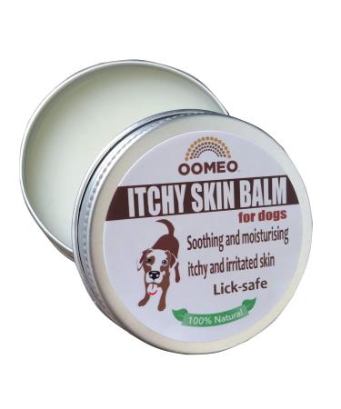 OOMEO Itchy Skin Balm for dogs 100% natural for itchiness irritated skin soothing cream - 30ml - Buy Online on GoSupps.com