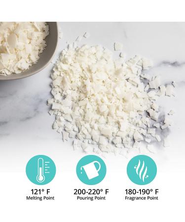 Hearts & Crafts 10 lbs Natural Soy Candle Wax & Making Supplies | 100 Pre-Waxed Wicks & Centering Devices | Soy Wax Flakes - Buy Online on GoSupps.com