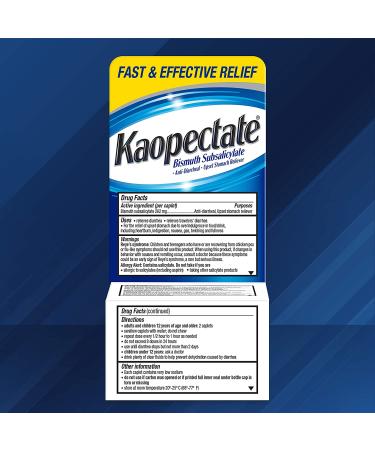 Kaopectate Multi-Symptom Anti-Diarrheal Caplets - 42 Count Pack - Upset Stomach Relief - New Version - Buy Online on GoSupps.com
