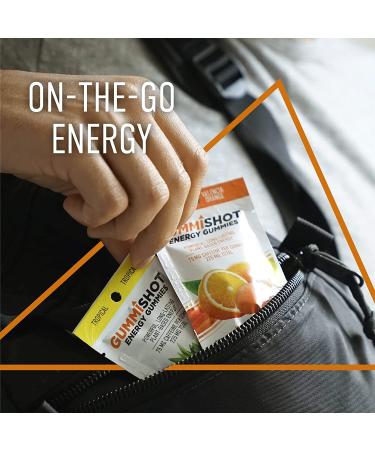 Energy Boosters: GummiShot Plant-Based Caffeine Gummies - 225mg per Pouch (3-Pack) - Buy Online on GoSupps.com