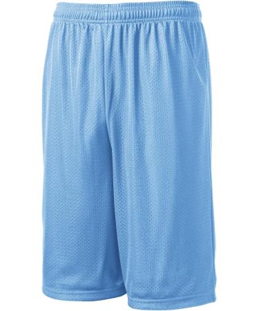 Sport-Tek Extra Long PosiCharge Classic Mesh Short. ST511 Carolina Blue S - Buy Online on GoSupps.com