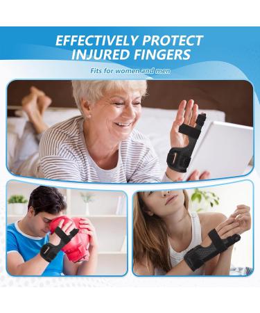 Pinky Finger Splint | Hand Brace for Pain Relief - Fits Left & Right Hand - Treat Broken Finger Trigger Finger & Tendonitis - Buy Online on GoSupps.com