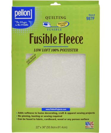 Pellon White Fusible Fleece 22 x 36 - 1 Pack | Soft and Easy to Fuse - Buy Online on GoSupps.com