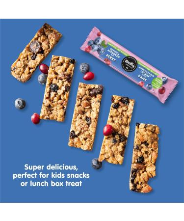 Healthy Crunch Granola Bars Berry Flavor - 6 Units x 120 Grams - Sweet and Salty Snack Bars for Adults and Kids - Energy Bars in Bulk - Perfect Food Snacks for On-the-Go - Healthy Snack Food Option - Buy Online on GoSupps.com