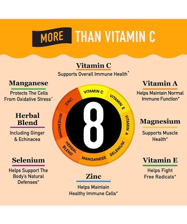 Airborne 1000mg Vitamin C with Zinc, Sugar-Free Immune Support Supplement - 30 Fizzy Tablets - Zesty Orange Flavor - Buy Online on GoSupps.com