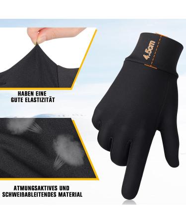 Hasagei Touchscreen Fleece Winter Gloves for Men & Women - Warm Windproof Sport Gloves for Running Biking & Hiking - Buy Online on GoSupps.com