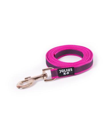 IDC Color & Gray rubberized leash 20 mm x 1 m without loop pink-gray Pink-gray 20 mm x 1 m (without loop)