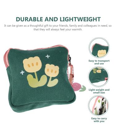 COHEALI Women Sanitary Zipper Storage Bag | Large Capacity Tampon & Pad Organizer | Travel Coin Case - Buy Online on GoSupps.com