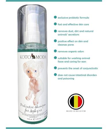 Kotomoda Probiotic Shampoo for Sphynx Cats - 8.45 oz | Best International Shipping - Buy Online on GoSupps.com