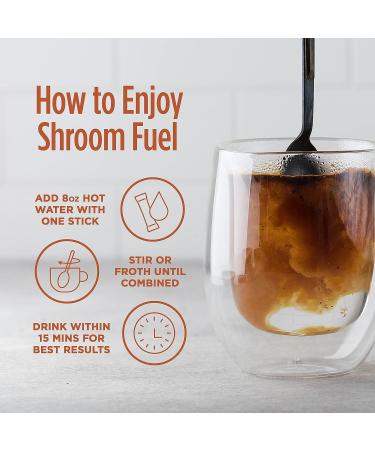 VitaCup Shroom Fuel 24 ct Packets - Mushroom Coffee Alternative with Cacao, Cinnamon, Chaga, Lions Mane & Maca for Energy, Immune Support & Focus - Buy Online on GoSupps.com